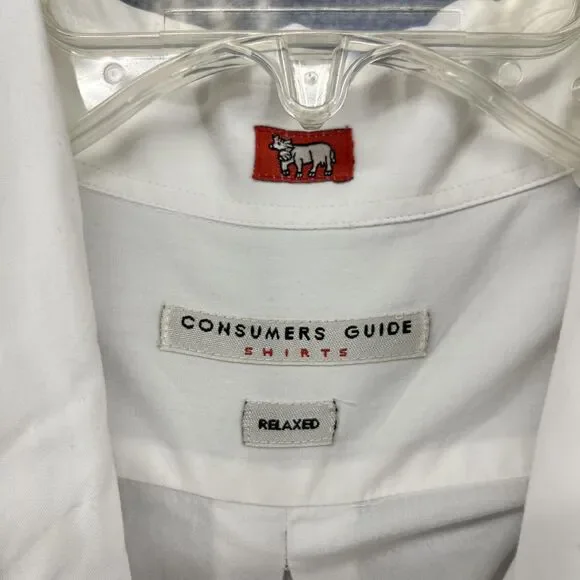 Consumers Guide Shirt Mens XL Long Sleeve Button Up‎ Embroidered Paisley Relaxed - Picture 9 of 16